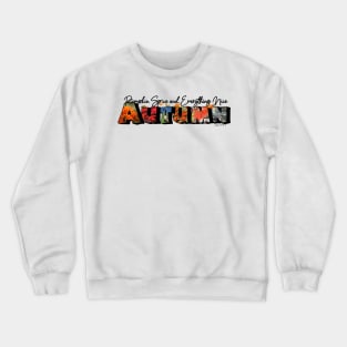 Autumn Big Letter Crewneck Sweatshirt